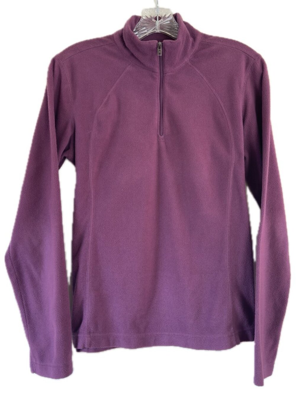 Women's Columbia Lightweight Quarter-Zip Fleece Dark Plum SP